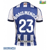 Real Sociedad Brais Mendez #23 Hjemmedrakt 2025-26 Kortermet